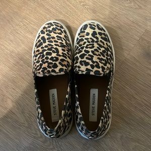 Leopard Print Loafers